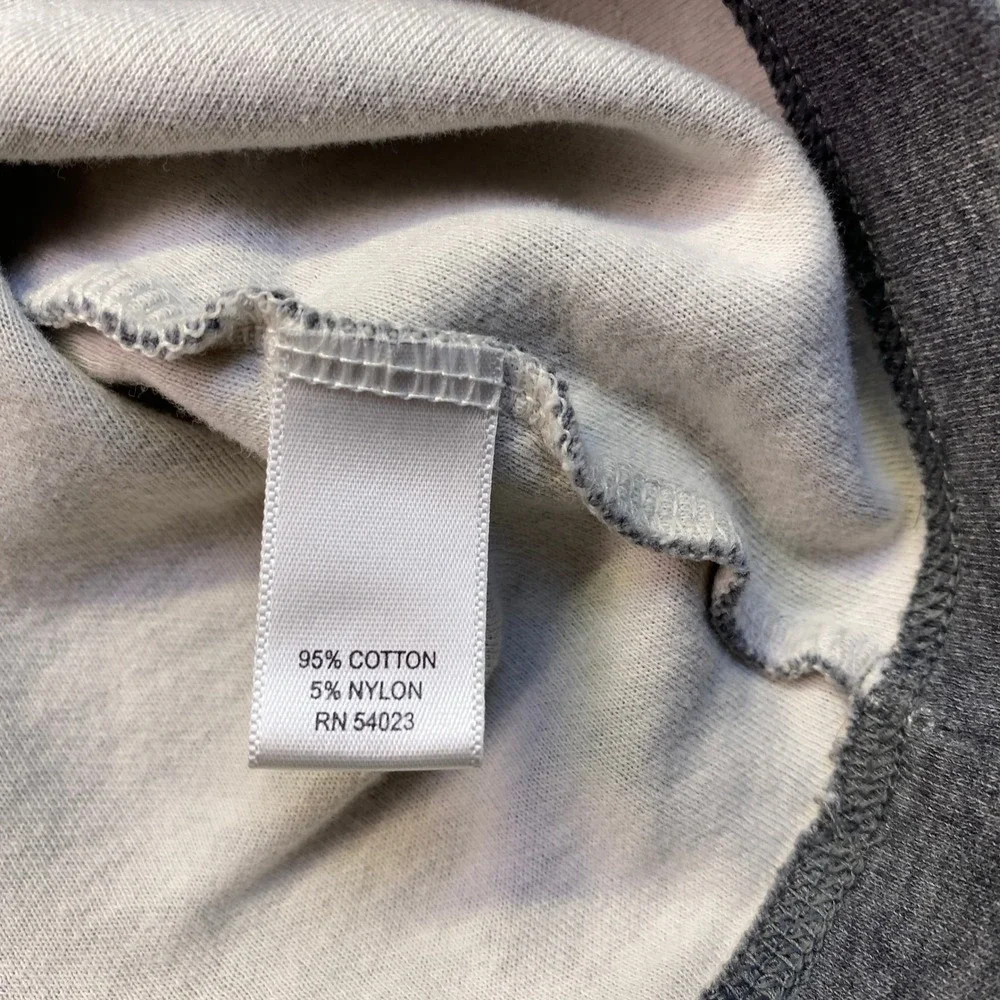 Banana Republic‎ Mens XL Quarter Zip Pullover Sweater Grey Cotton Blend 671276